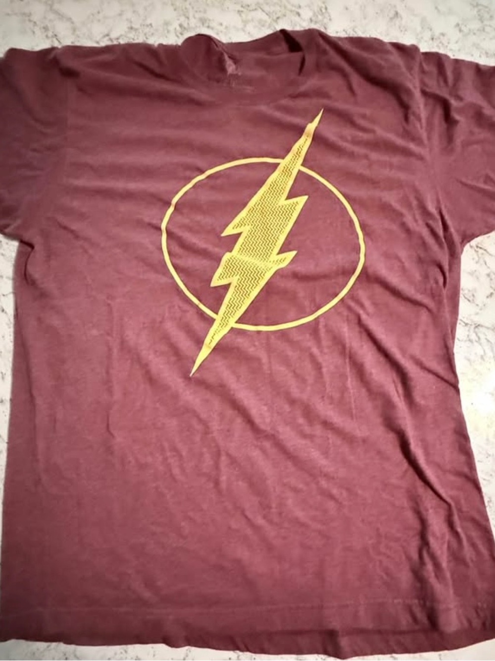 5pc Superhero Graphic Tees Lot Spiderman Superman Flash Marvel - Picture 8 of 9